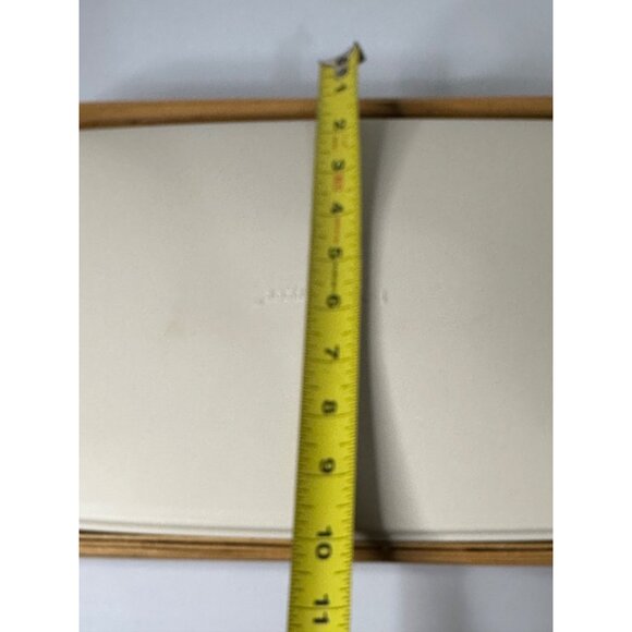 Longaberger 10x16 Bagel Serving Tray Basket Set w/ Hard Plastic Lid & Protector - Picture 7 of 7